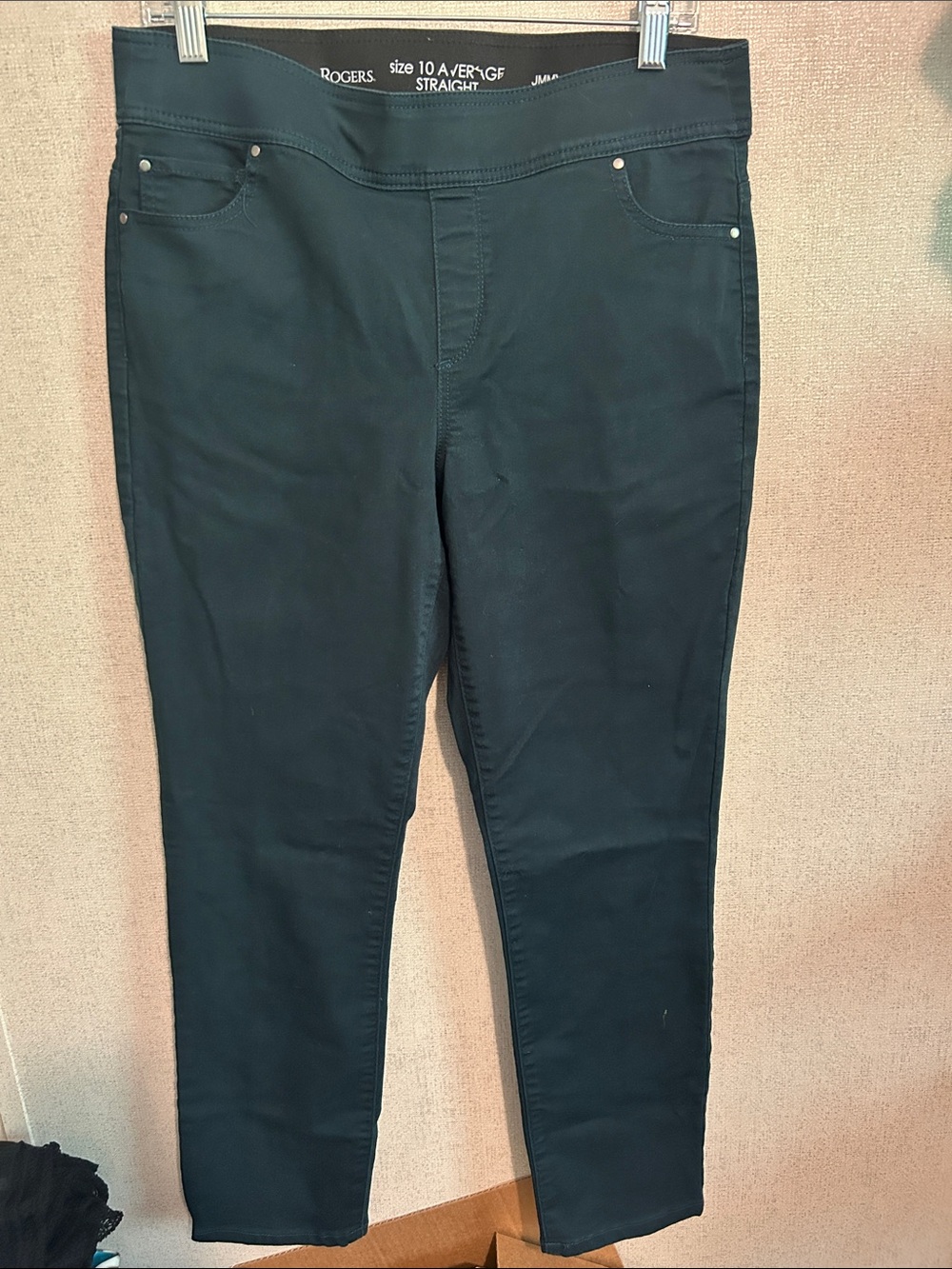 Kim Rogers Black Straight Leg Jeans